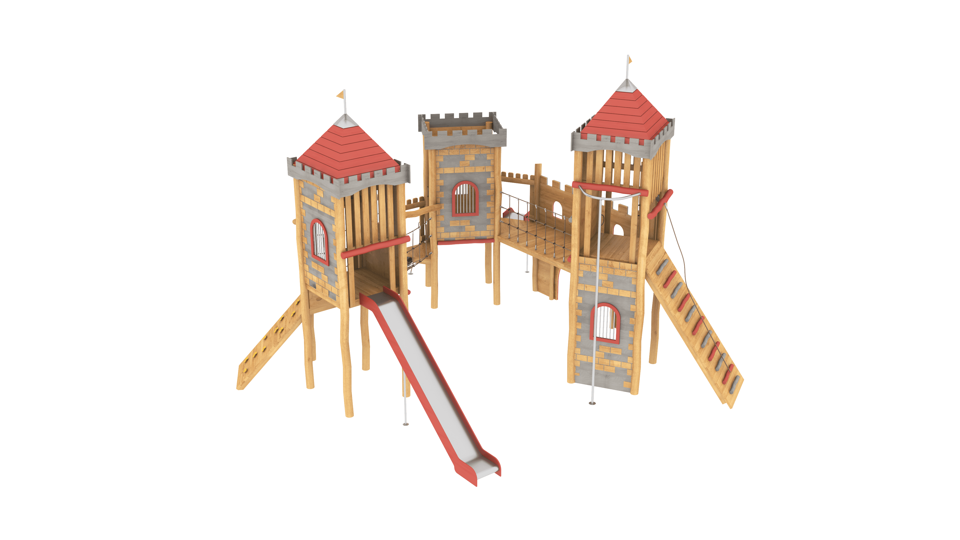 Ahşap Çocuk Oyun Parkları